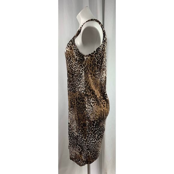 50% OFF Spence Dress Mixed Animal Print Cheetah Leopard - Picture 2 of 6